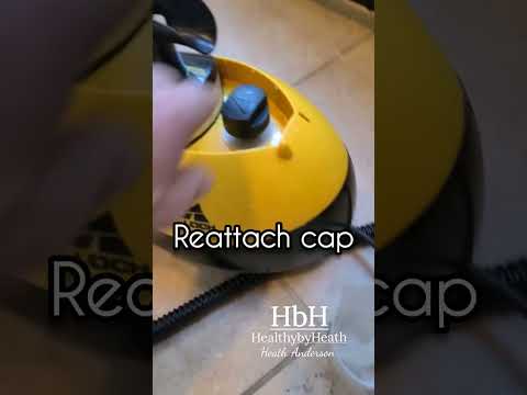 Handheld Steam Cleaner with Accessories as used by Heath Anderson